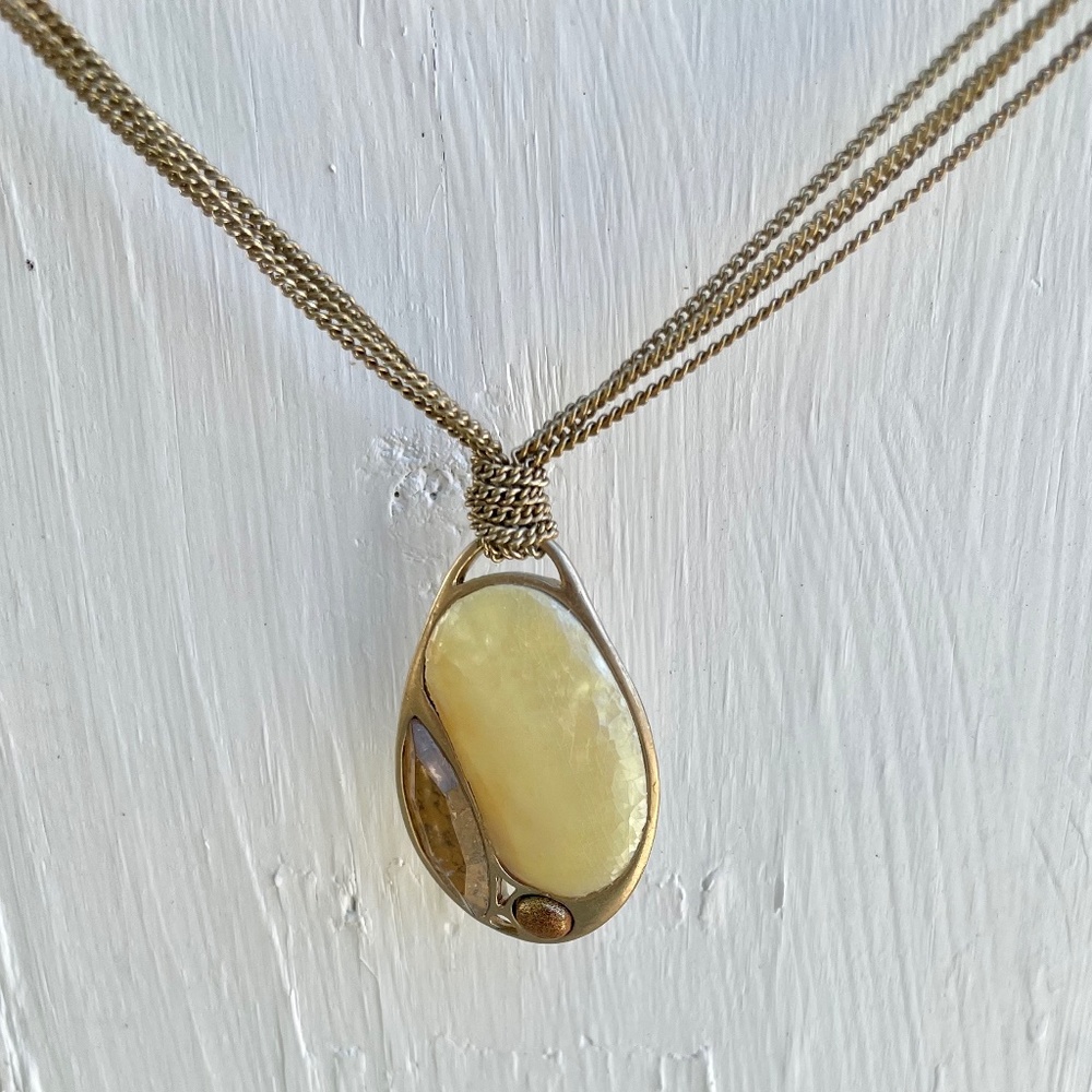 Kenneth Cole Reaction teardrop pendant necklace
